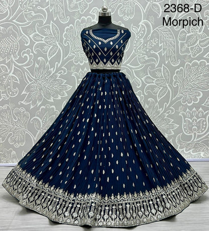 Georgette Wedding Lehenga Choli Anant Tex Exports Private Limited
