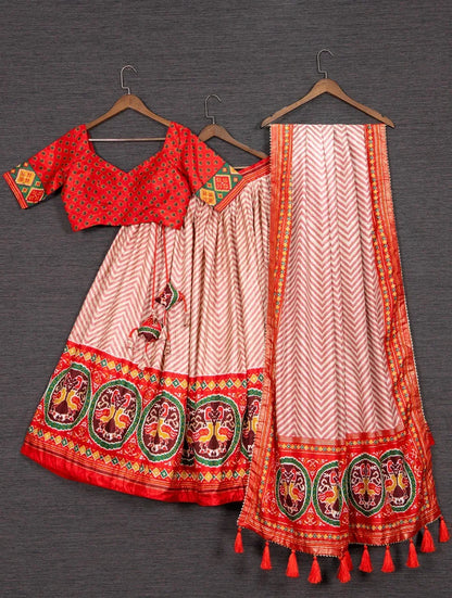 Navratri Dola Silk Lehenga Anant Tex Exports Private Limited