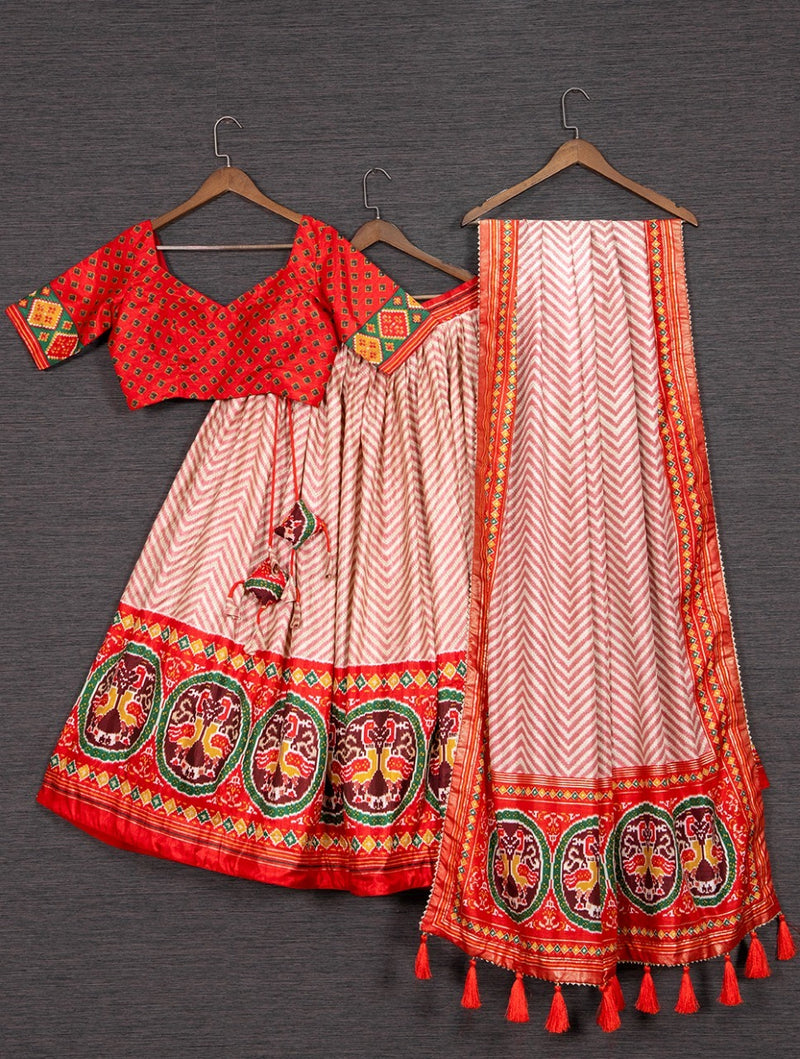 Navratri Dola Silk Lehenga Anant Tex Exports Private Limited