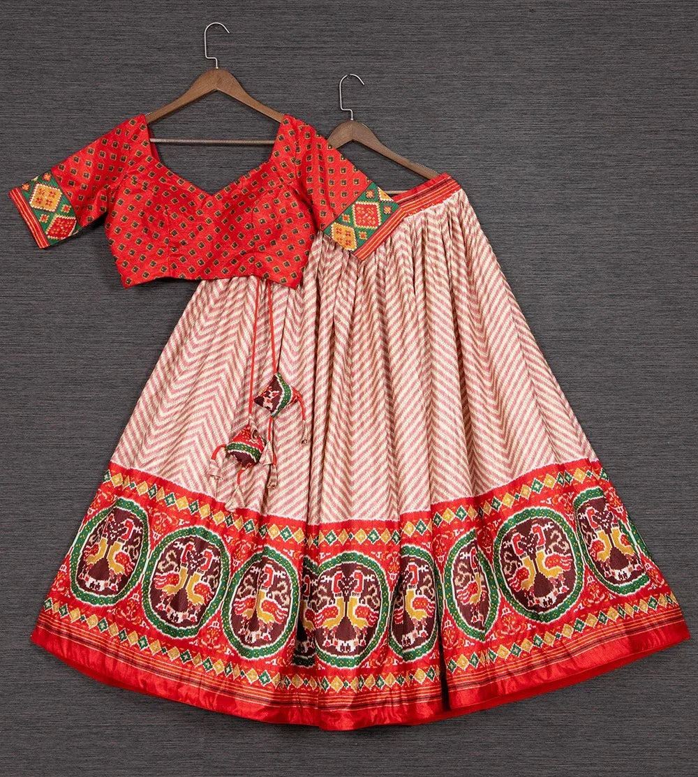 Navratri Dola Silk Lehenga Anant Tex Exports Private Limited