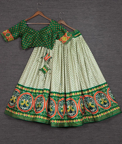 Navratri Dola Silk Lehenga Anant Tex Exports Private Limited