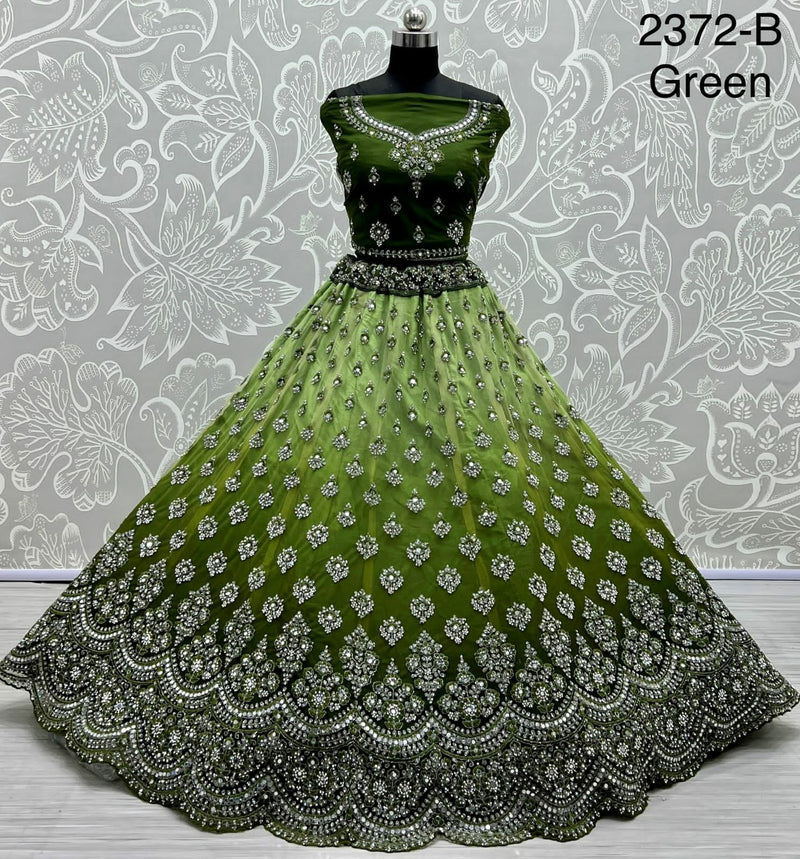 Designer Wedding Mirror Work Lehenga Choli 2372 Anant Tex Exports Private Limited