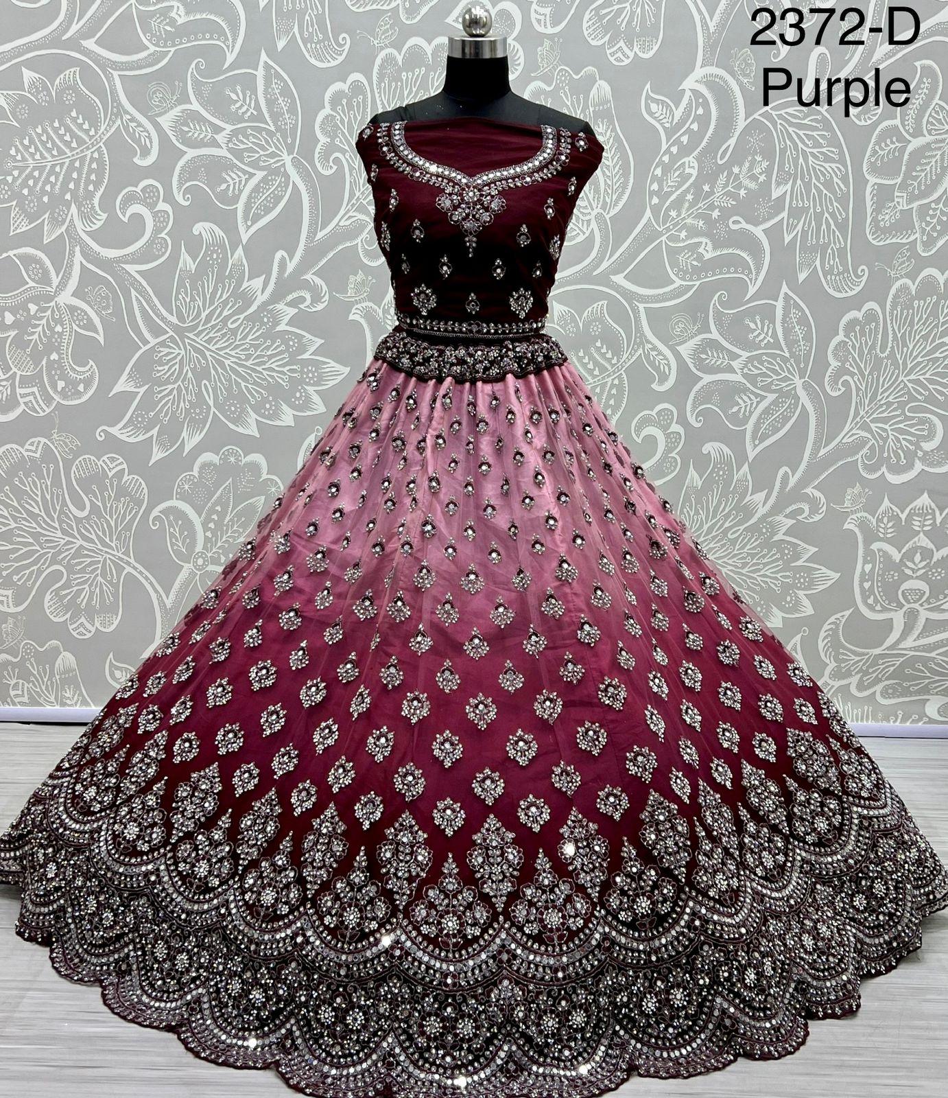 Designer Wedding Mirror Work Lehenga Choli 2372 Anant Tex Exports Private Limited