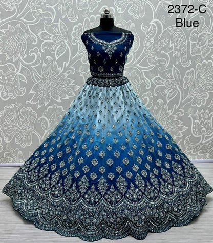 Designer Wedding Mirror Work Lehenga Choli 2372 Anant Tex Exports Private Limited