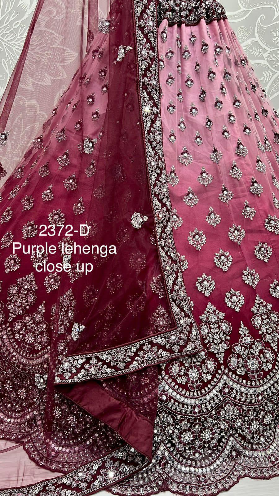 Designer Wedding Mirror Work Lehenga Choli 2372 Anant Tex Exports Private Limited