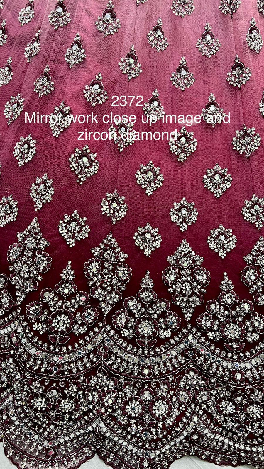 Designer Wedding Mirror Work Lehenga Choli 2372 Anant Tex Exports Private Limited