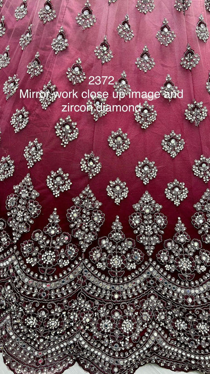 Designer Wedding Mirror Work Lehenga Choli 2372 Anant Tex Exports Private Limited