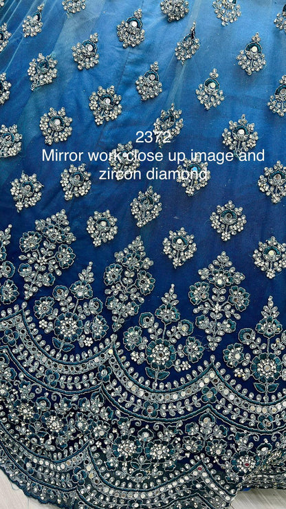 Designer Wedding Mirror Work Lehenga Choli 2372 Anant Tex Exports Private Limited