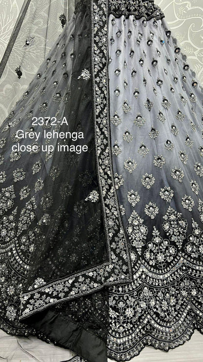 Designer Wedding Mirror Work Lehenga Choli 2372 Anant Tex Exports Private Limited