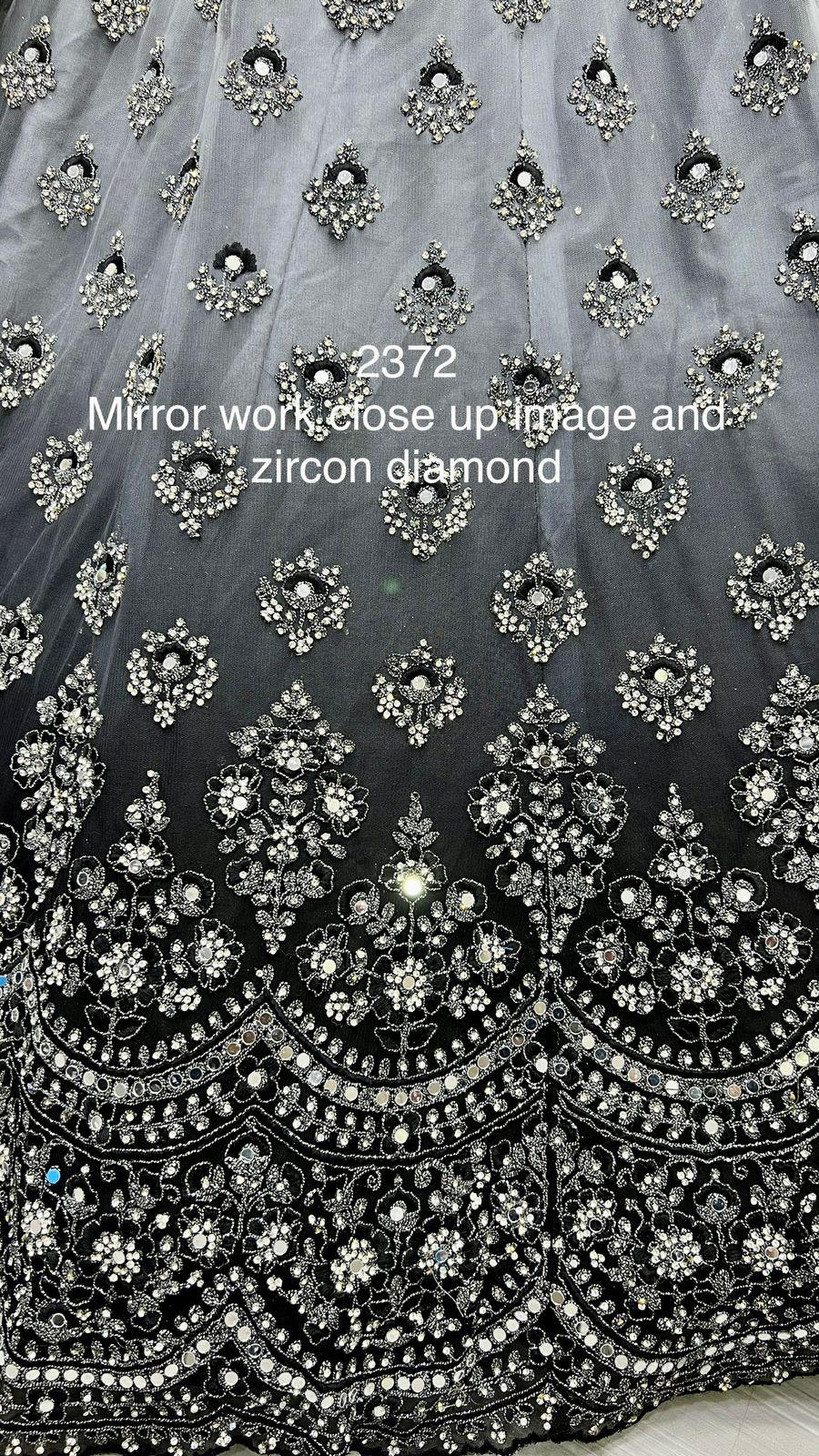 Designer Wedding Mirror Work Lehenga Choli 2372 Anant Tex Exports Private Limited