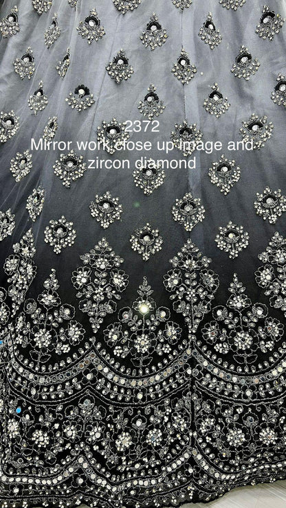 Designer Wedding Mirror Work Lehenga Choli 2372 Anant Tex Exports Private Limited