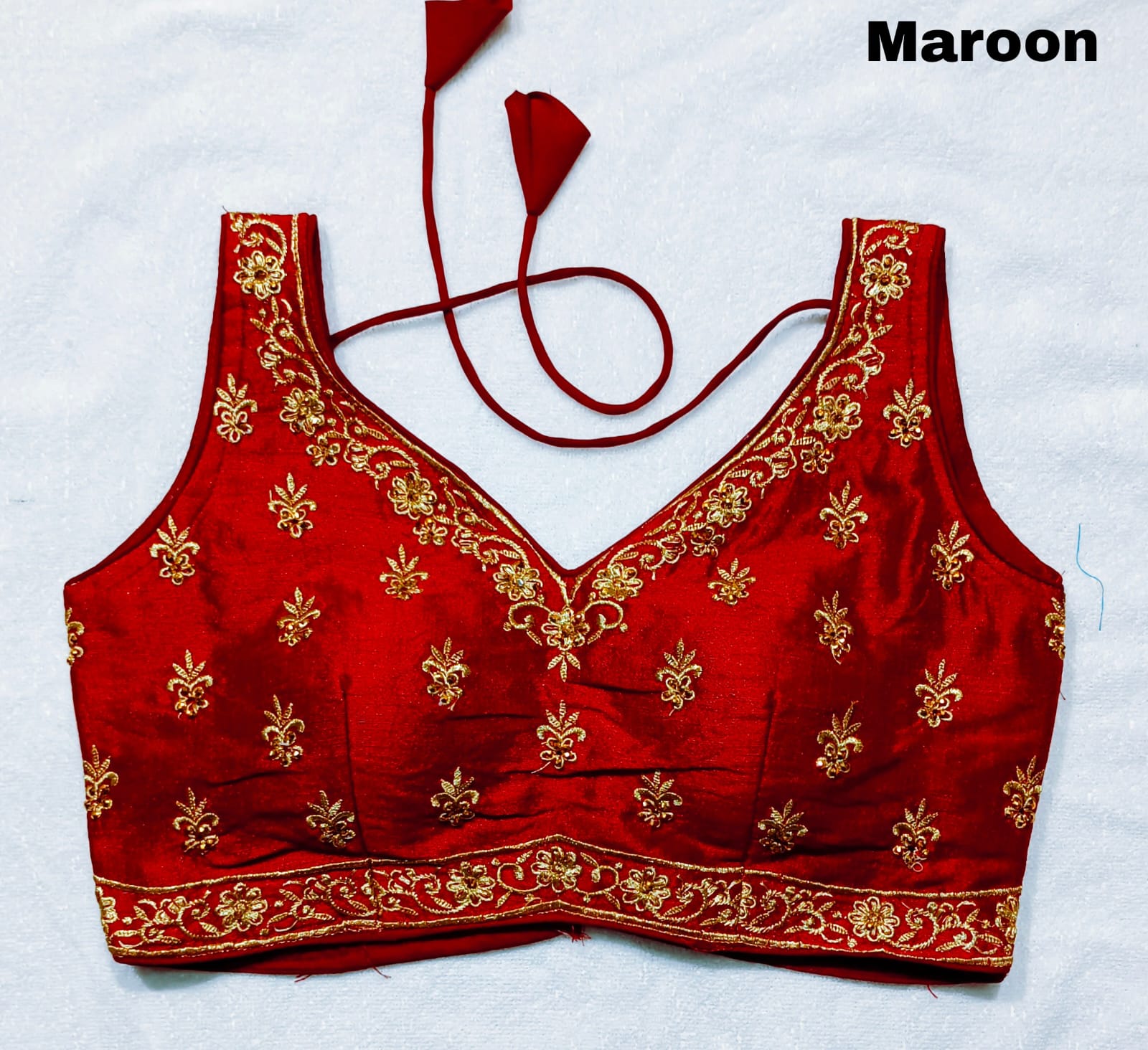 Readymade Heavy Embroidery Design Phantom Silk Blouse Anant Tex Exports Private Limited