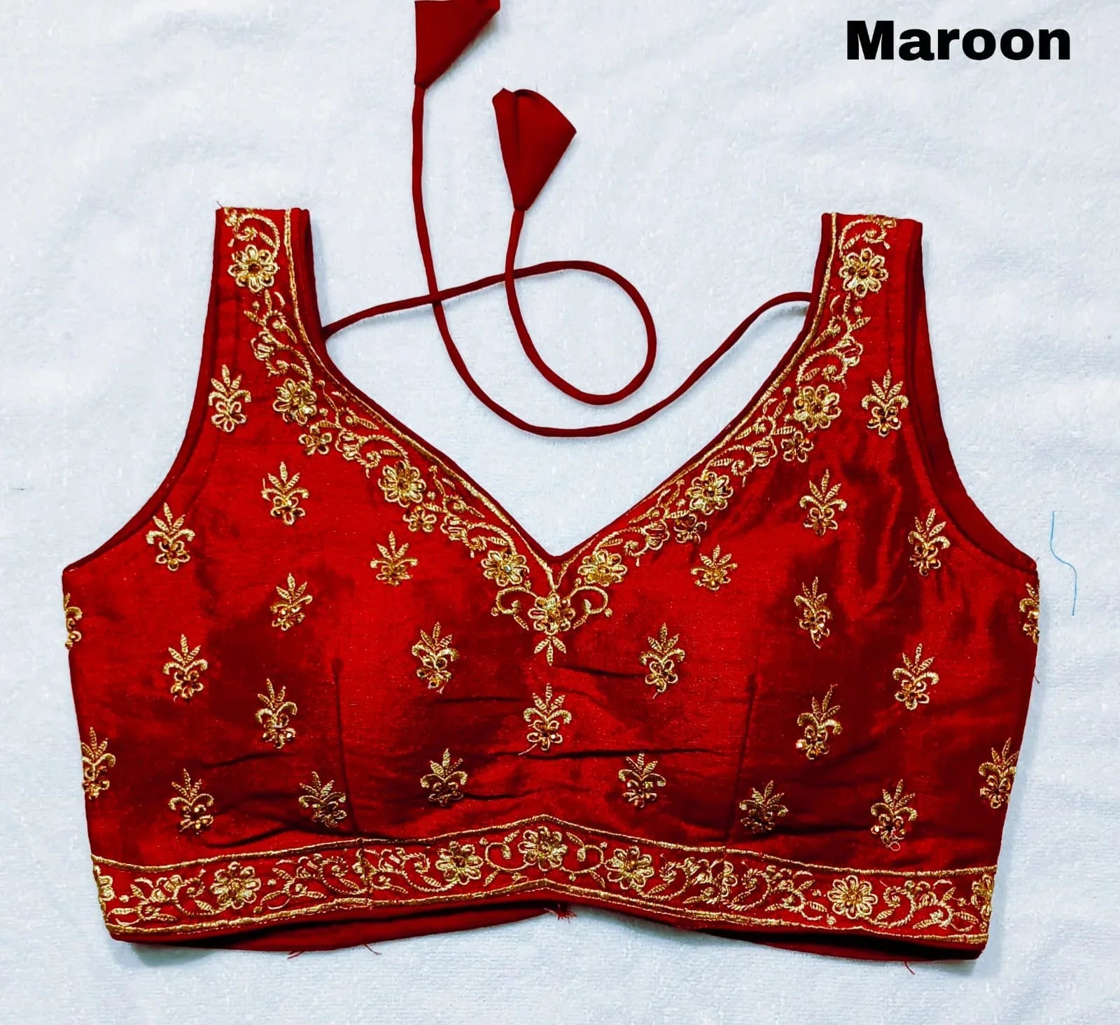 Readymade Heavy Embroidery Design Phantom Silk Blouse Anant Tex Exports Private Limited