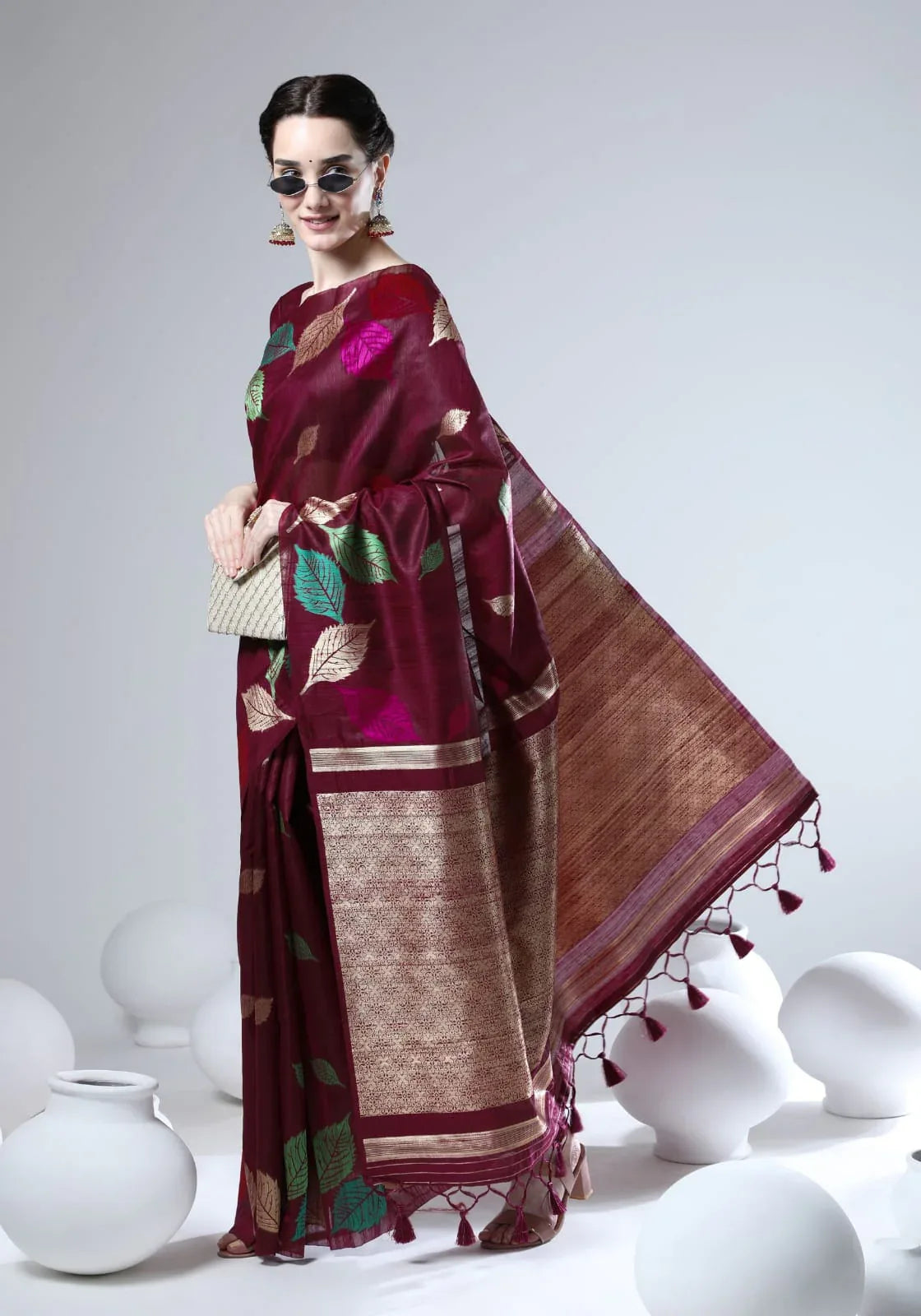 Tussar Silk Weaving Saree Anant Tex Exports Private Limited