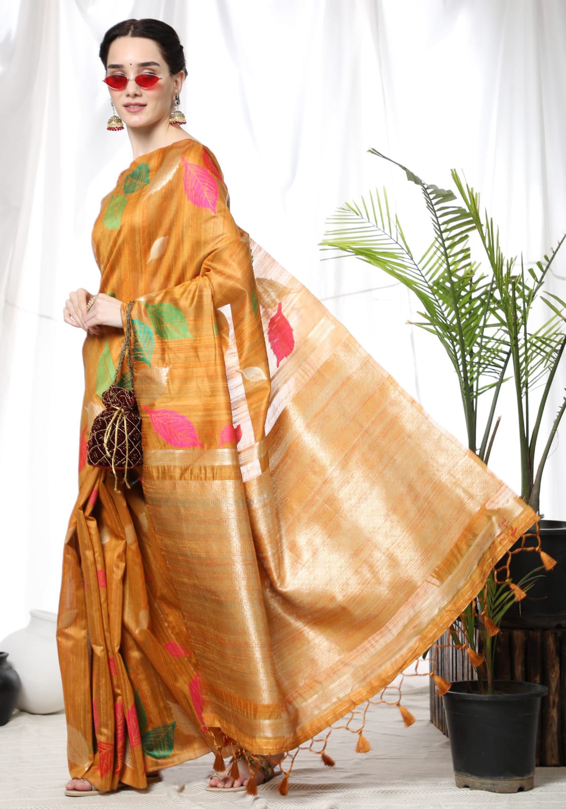 Tussar Silk Weaving Saree Anant Tex Exports Private Limited