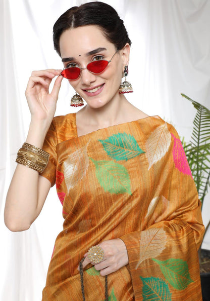Tussar Silk Weaving Saree Anant Tex Exports Private Limited