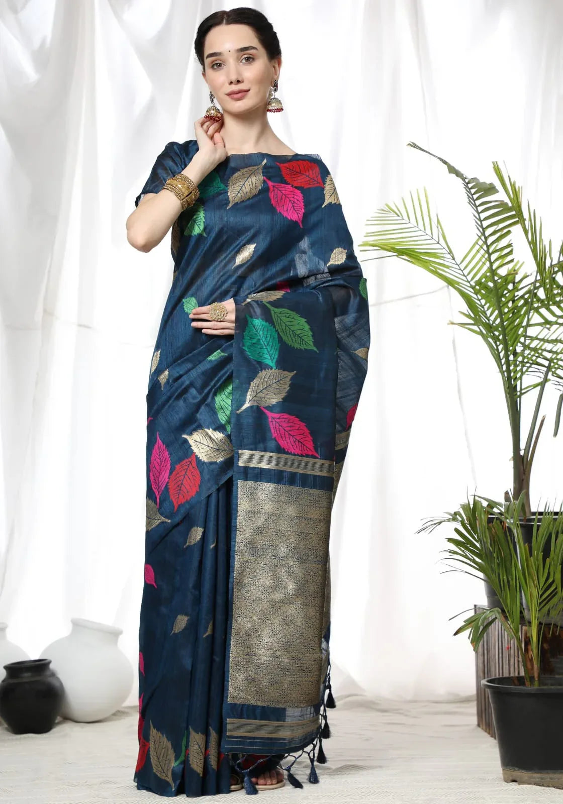 Tussar Silk Weaving Saree Anant Tex Exports Private Limited