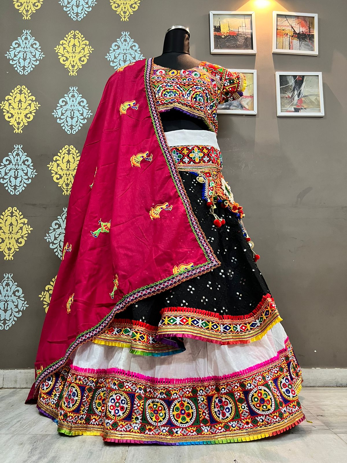 Navratri Special 3 Layer Chaniya Choli Anant Tex Exports Private Limited
