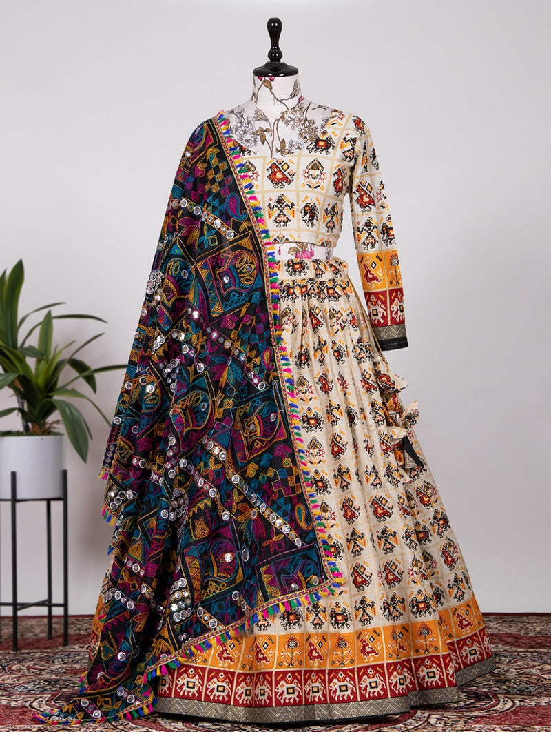 Navratri Special Traditional Patola Lehenga choli Anant Tex Exports Private Limited