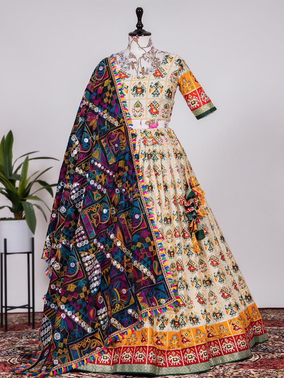 Navratri Special Traditional Patola Lehenga choli Anant Tex Exports Private Limited