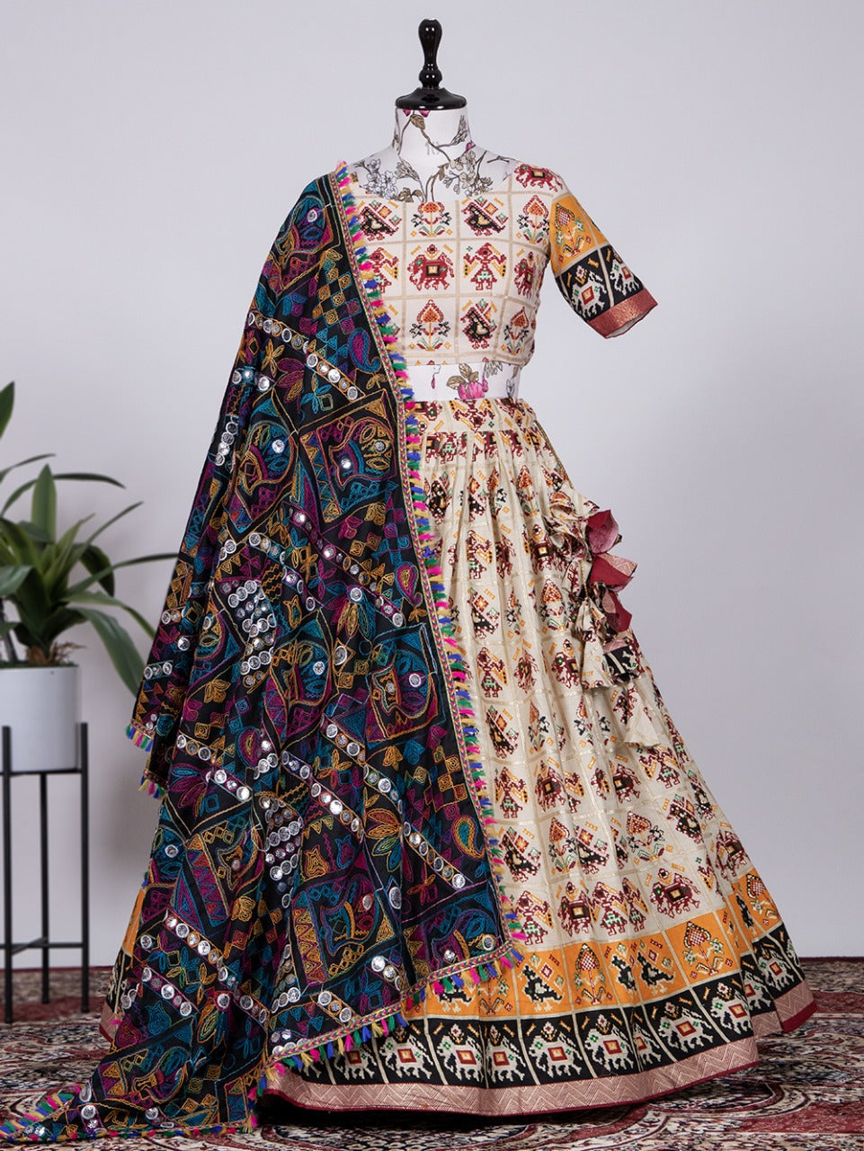 Navratri Special Traditional Patola Lehenga choli Anant Tex Exports Private Limited