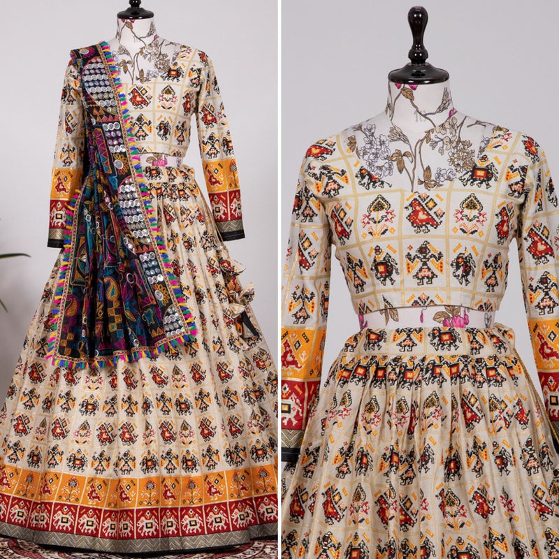 Navratri Special Traditional Patola Lehenga choli Anant Tex Exports Private Limited