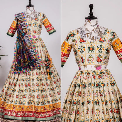 Navratri Special Traditional Patola Lehenga choli Anant Tex Exports Private Limited