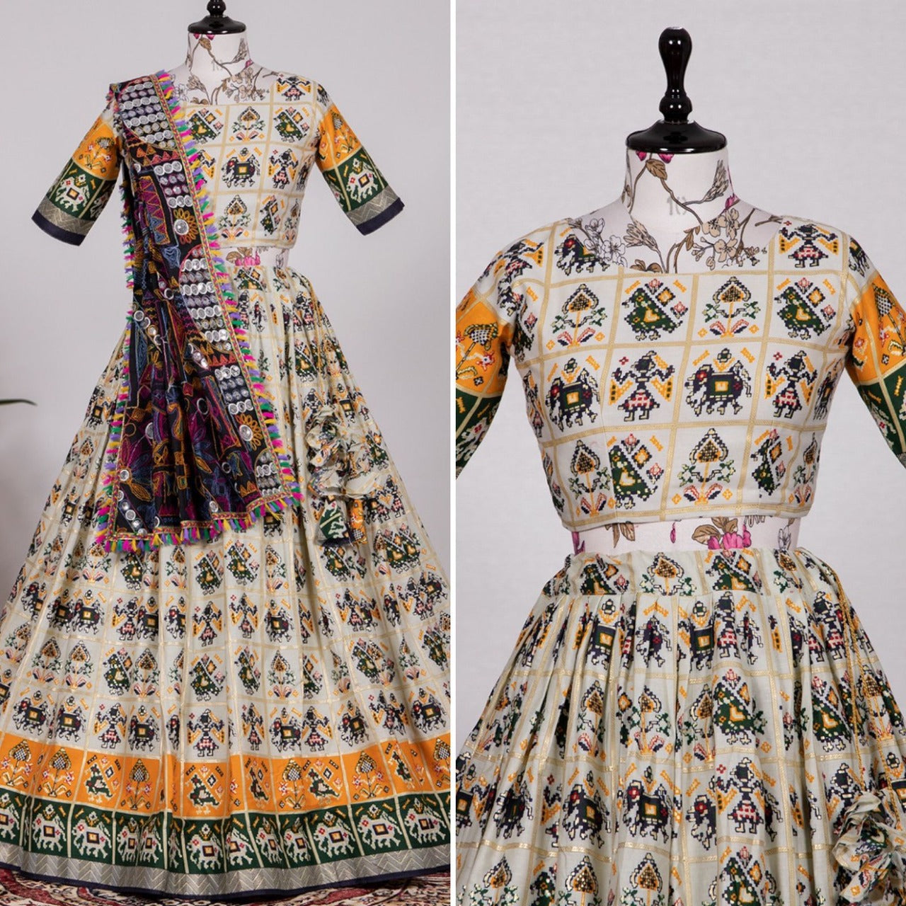 Navratri Special Traditional Patola Lehenga choli Anant Tex Exports Private Limited