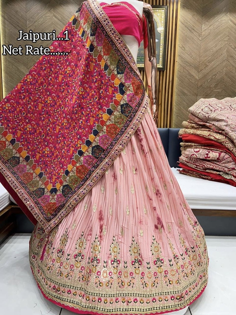 Rajasthani Traditional Jaipuri Roop Sukun Designer Lehenga Choli Anant Tex Exports Private Limited