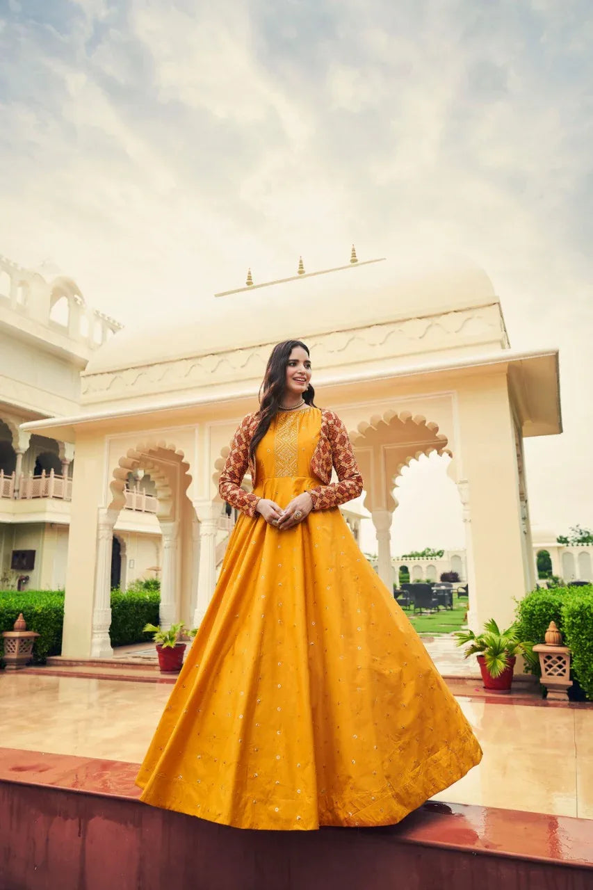 Flory Vol-22 Sequince Anarkali Gown Collection Anant Tex Exports Private Limited