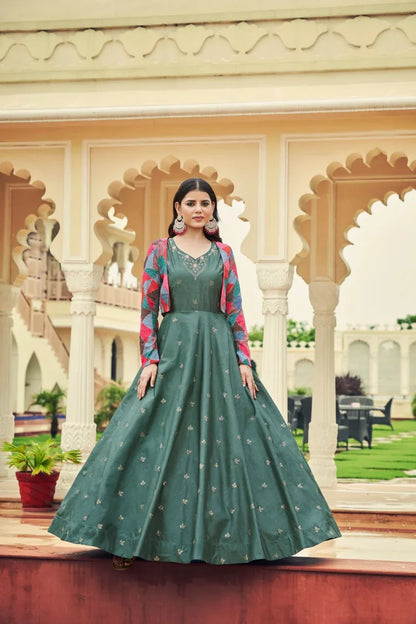 Flory Vol-22 Sequince Anarkali Gown Collection Anant Tex Exports Private Limited