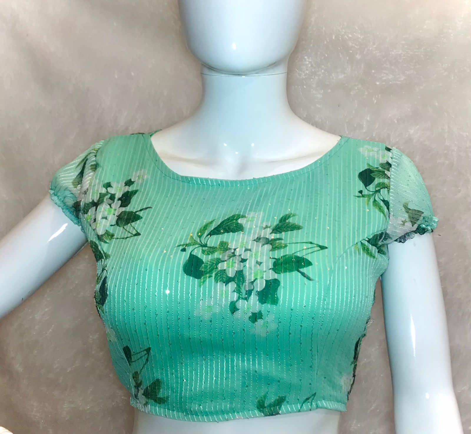 Party Wear Readymade Digital Print Sequence Blouse Anant Tex Exports Private Limited