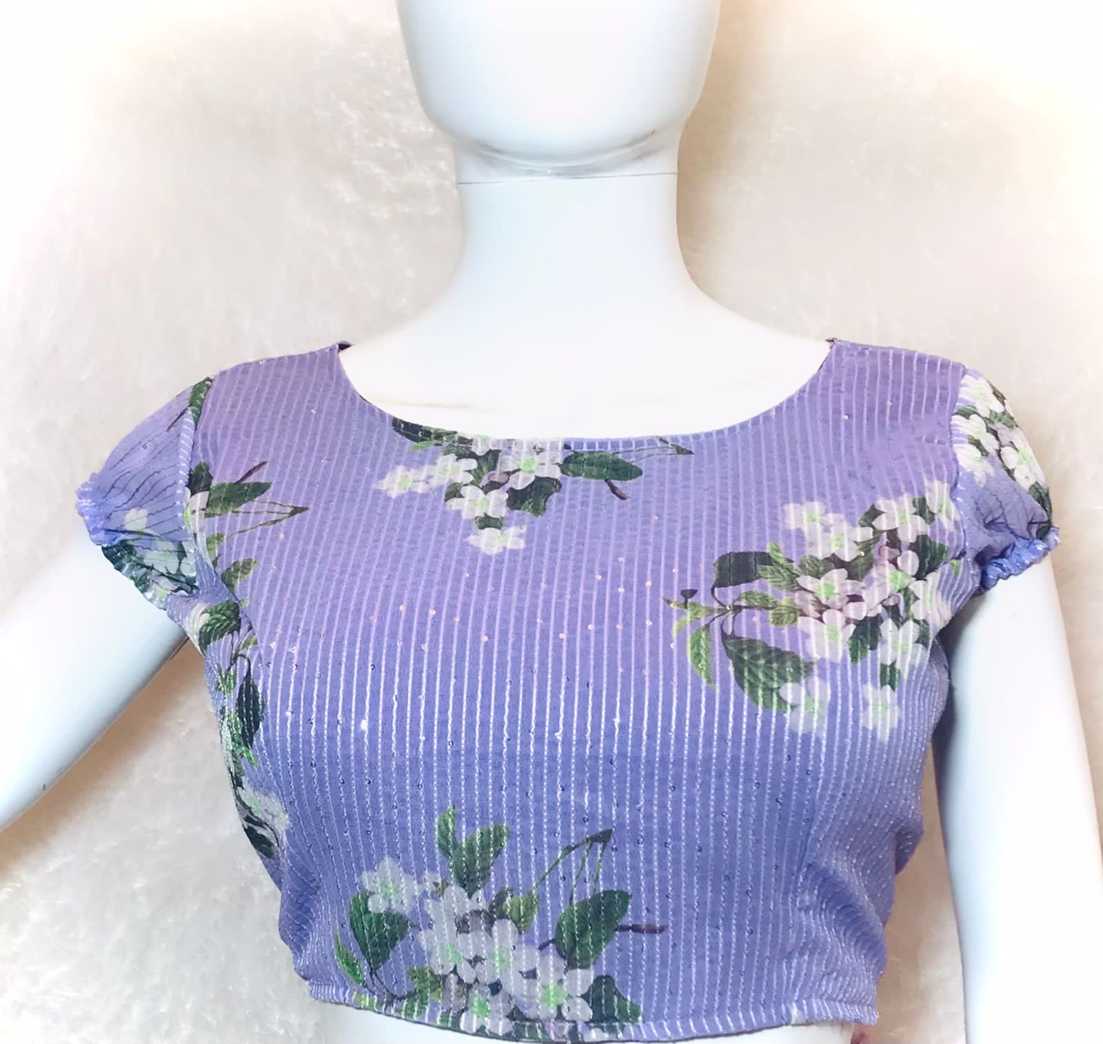 Party Wear Readymade Digital Print Sequence Blouse Anant Tex Exports Private Limited