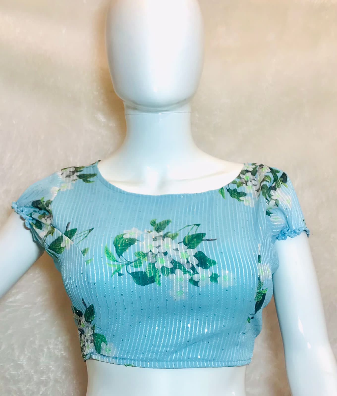 Party Wear Readymade Digital Print Sequence Blouse Anant Tex Exports Private Limited