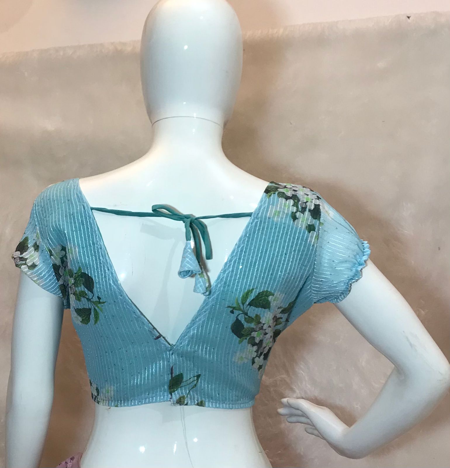 Party Wear Readymade Digital Print Sequence Blouse Anant Tex Exports Private Limited