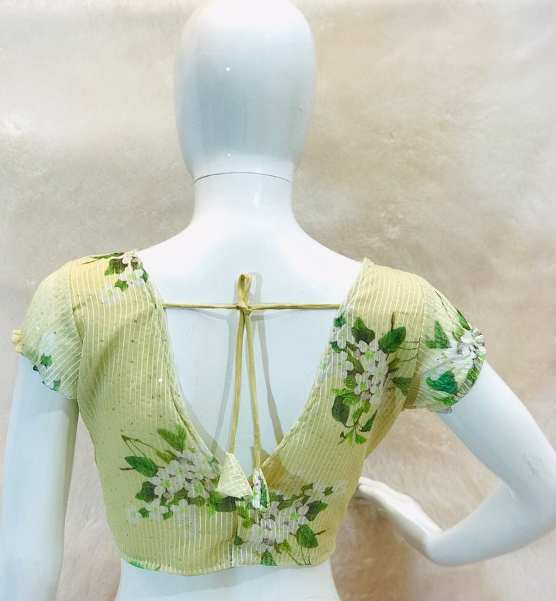 Party Wear Readymade Digital Print Sequence Blouse Anant Tex Exports Private Limited