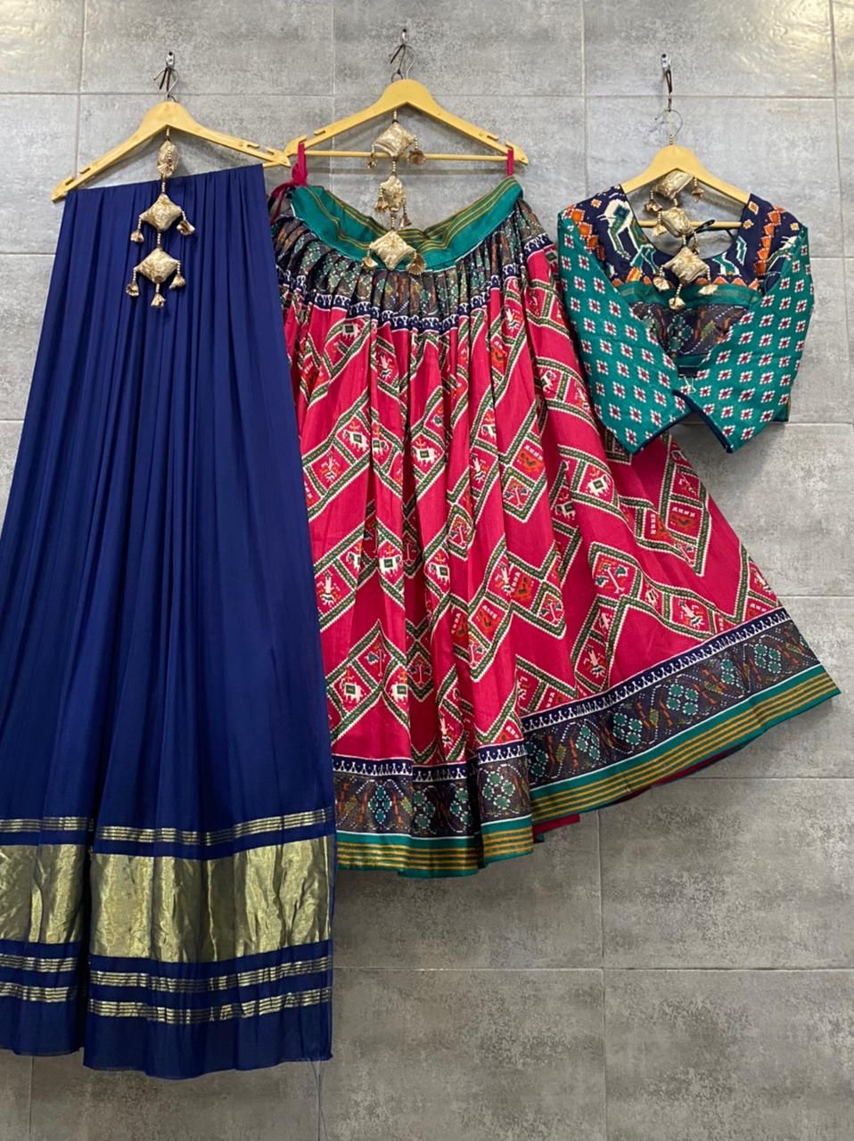 Navratri Special Traditional Crape Silk Lehenga choli Anant Tex Exports Private Limited