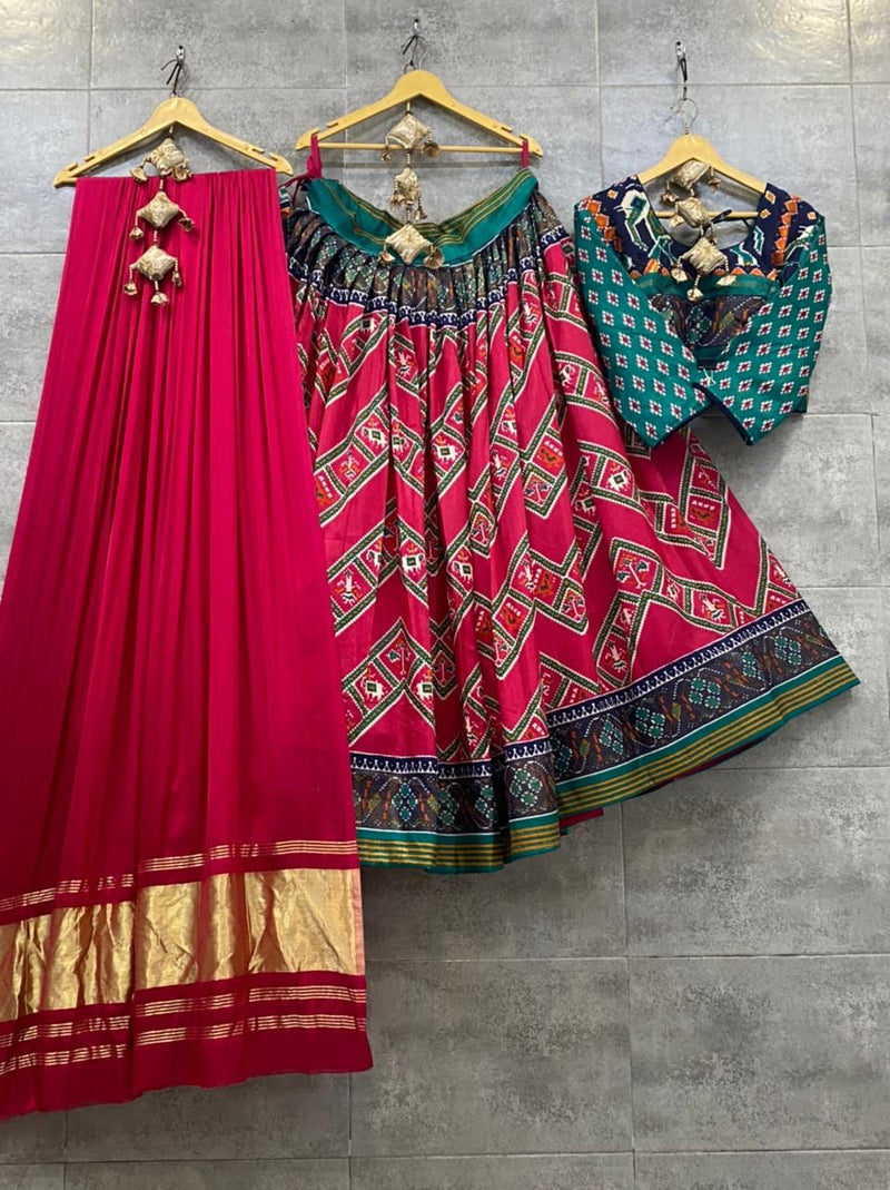 Navratri Special Traditional Crape Silk Lehenga choli Anant Tex Exports Private Limited