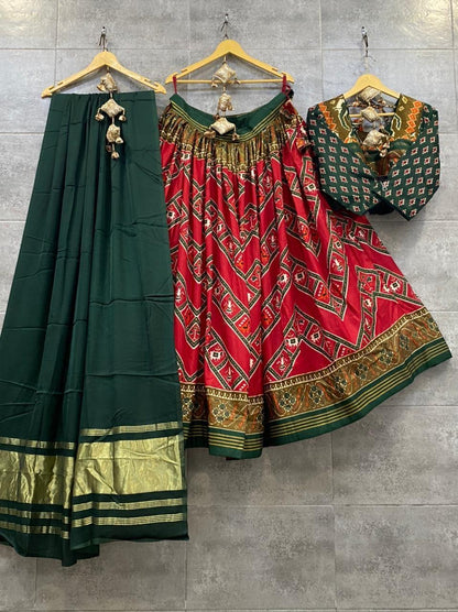 Navratri Special Traditional Crape Silk Lehenga choli Anant Tex Exports Private Limited
