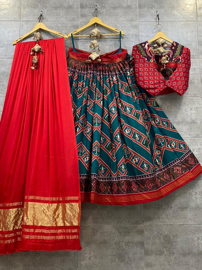 Navratri Special Traditional Crape Silk Lehenga choli Anant Tex Exports Private Limited