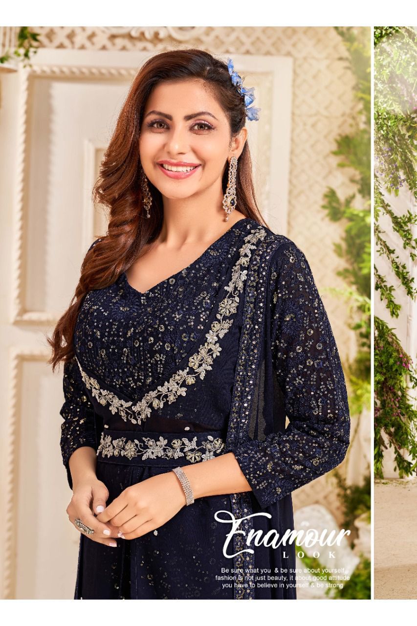 M And M Arzoie Vol 2 Designer Indo Western Style Readymade Collection Anant Tex Exports Private Limited