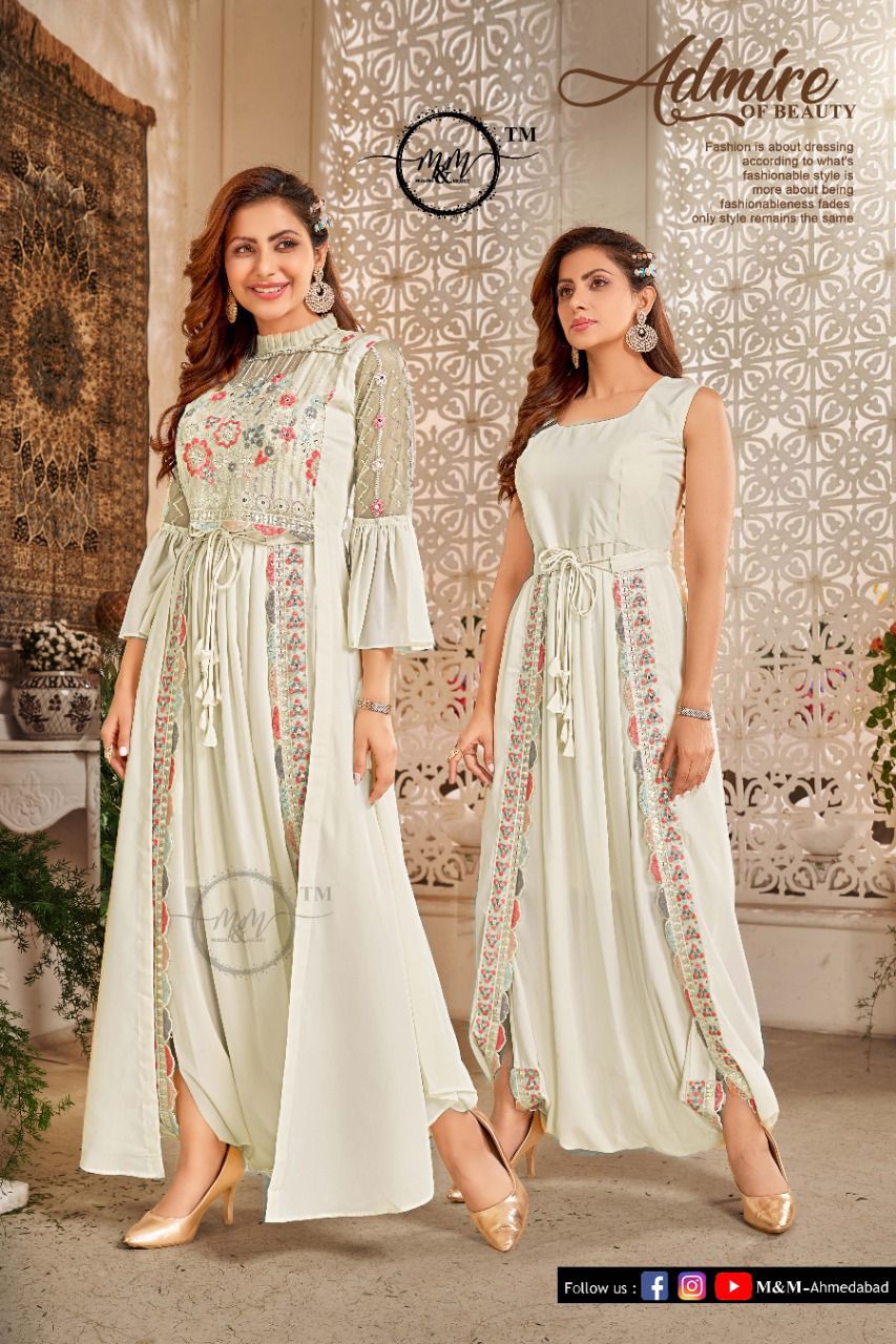 M And M Arzoie Vol 2 Designer Indo Western Style Readymade Collection Anant Tex Exports Private Limited