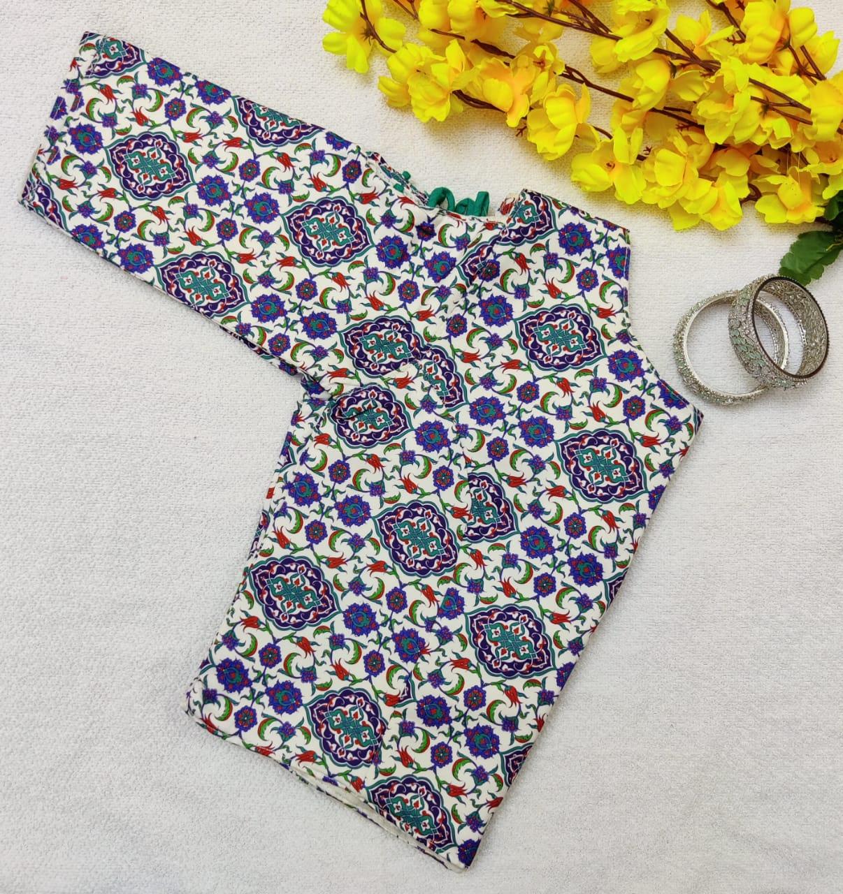 Readymade Printed Blouse Anant Tex Exports Private Limited