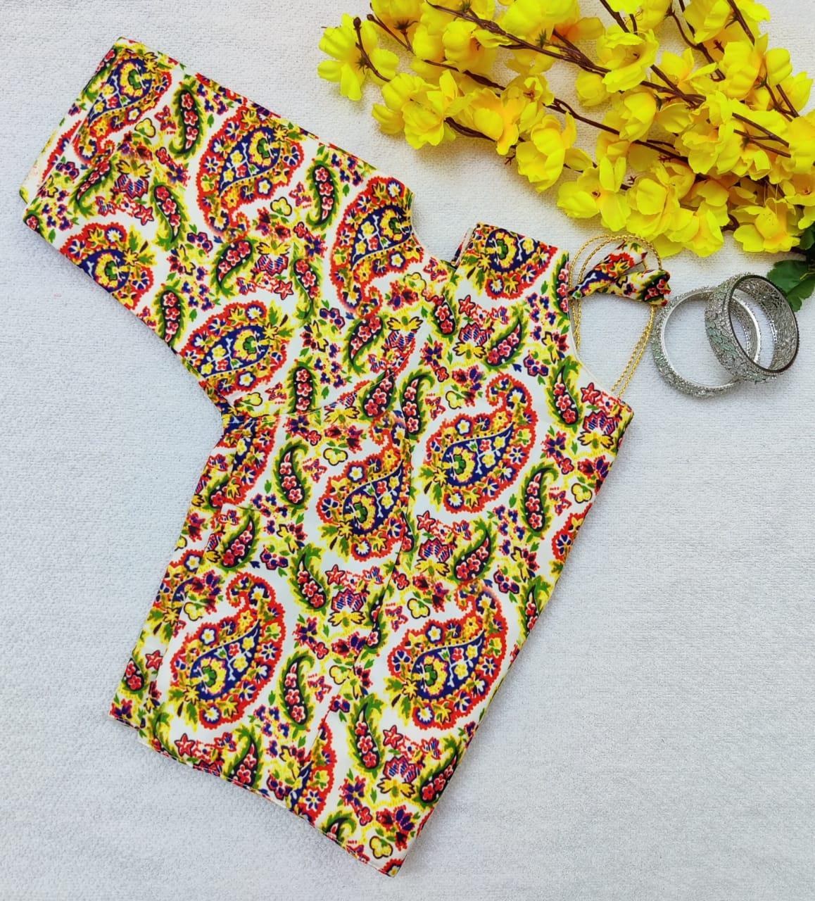 Readymade Printed Blouse Anant Tex Exports Private Limited