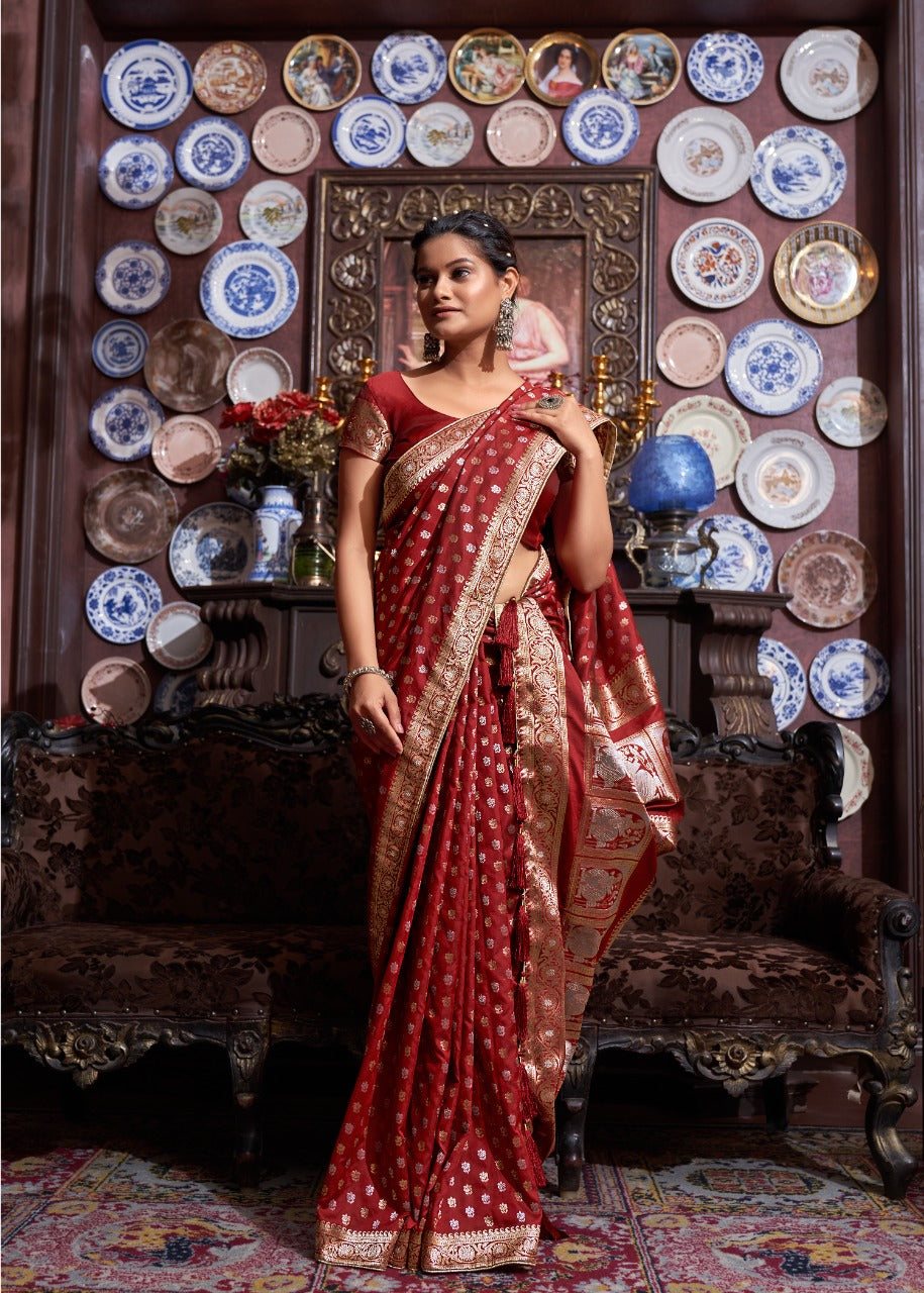 Mahaniya Vol- 3 Banarasi Silk Saree Anant Tex Exports Private Limited