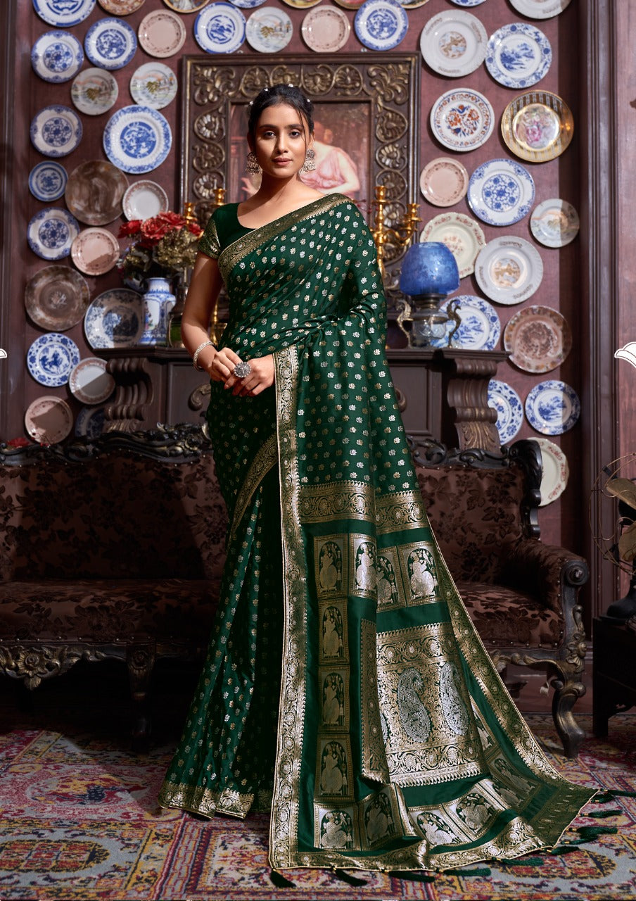 Mahaniya Vol- 3 Banarasi Silk Saree Anant Tex Exports Private Limited