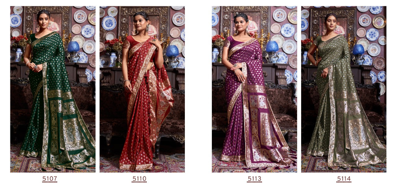 Mahaniya Vol- 3 Banarasi Silk Saree Anant Tex Exports Private Limited