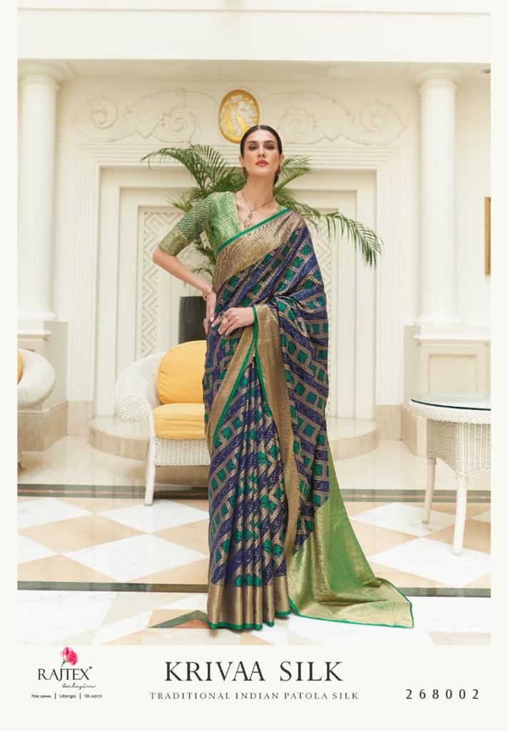 Kriva Silk Traditional Indian Patola Silk Saree Anant Tex Exports Private Limited