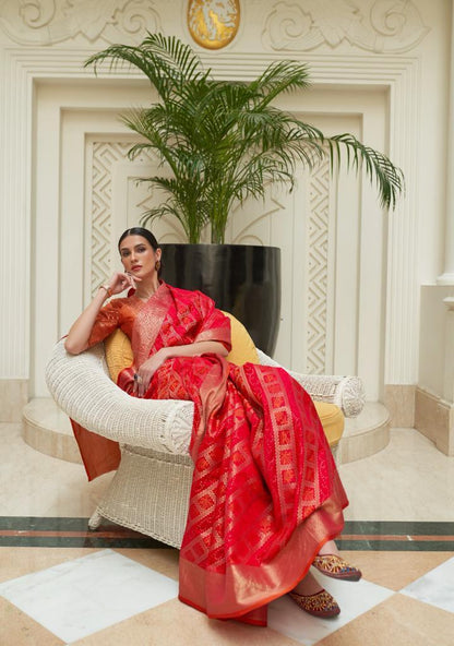 Kriva Silk Traditional Indian Patola Silk Saree Anant Tex Exports Private Limited