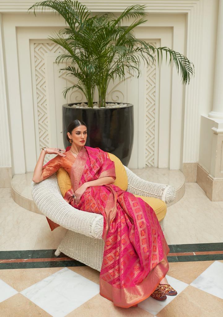 Kriva Silk Traditional Indian Patola Silk Saree Anant Tex Exports Private Limited